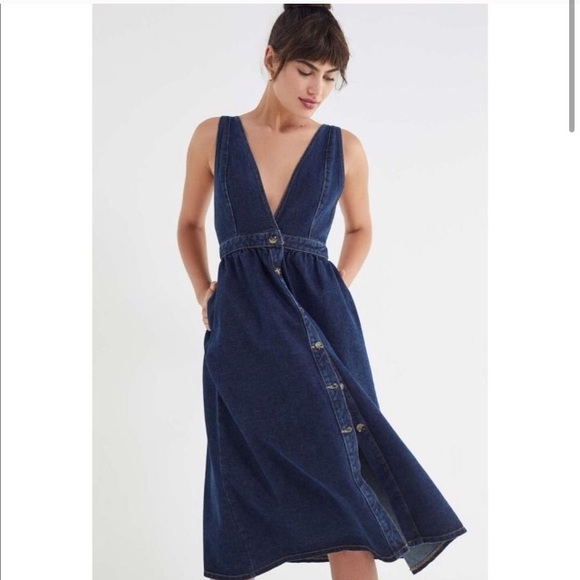 Urban Outfitters Dresses & Skirts - NWT- Urban Outfitters Blue Jean Jumper Size Small